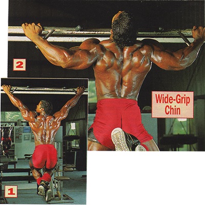 Wide Grip Chin