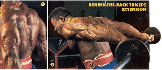 BEHIND THE BACK TRICEPS EXTENSION