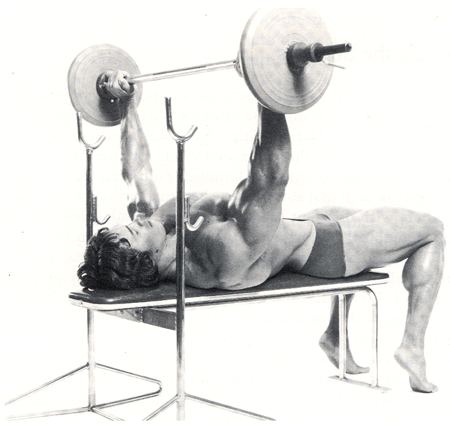 BARBELL FLAT BENCH PRESSES